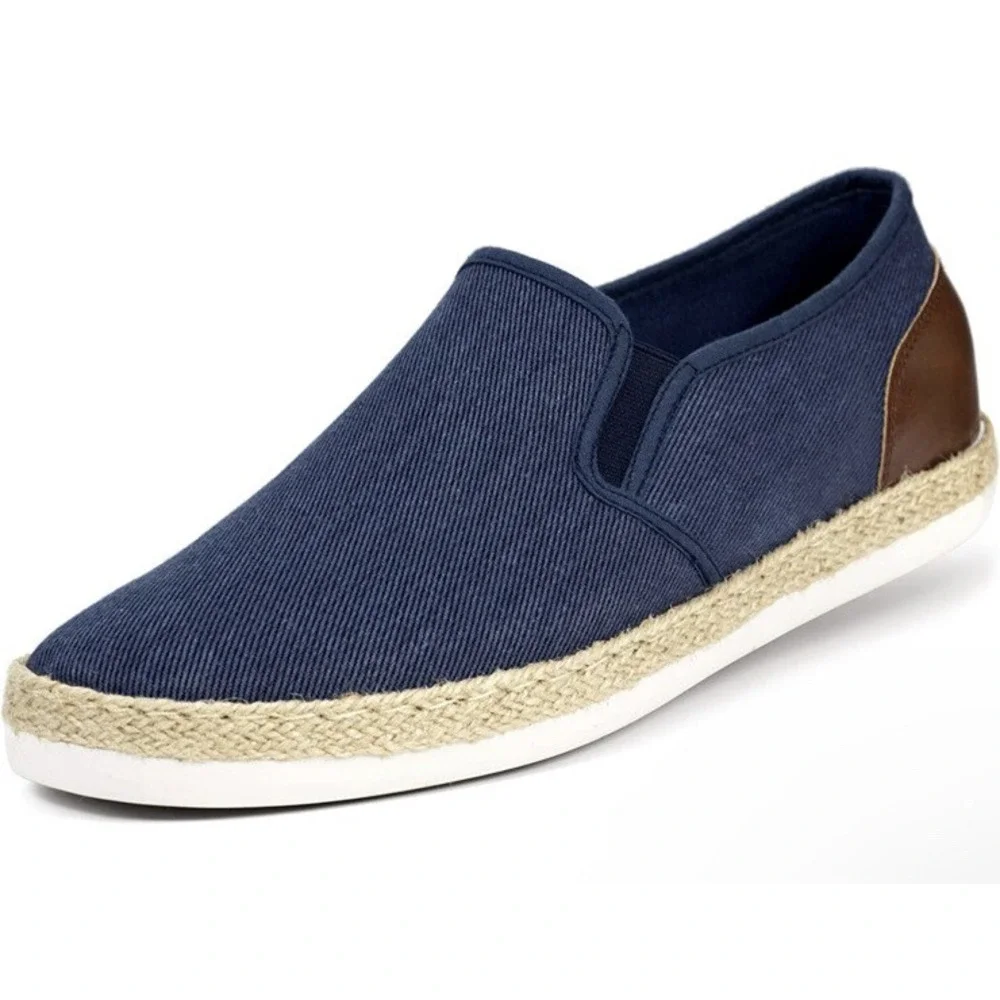 TOBER Men's Casual Slip-on Loafers Boat Shoes Non-Slip Walking Shoes 8.5